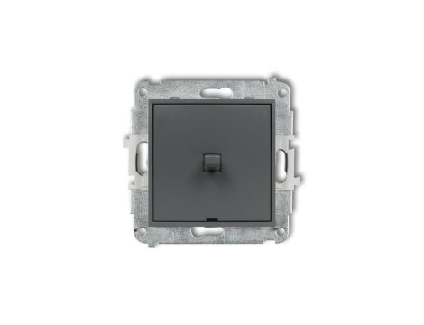 ICON Mechanizm łącznika jednobiegunowego w stylu amerykańskim grafitowy mat 28IWPUS-1