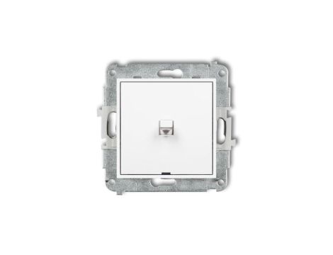 ICON Mechanizm łącznika krzyżowego w stylu amerykańskim (jeden klawisz bez piktogramu) biały mat 25IWPUS-6.1