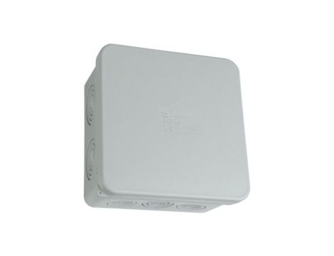 Puszka natynkowa wym/wew 94x94x50 mm 10+2 membrany IP65 005.CS M-L 0967