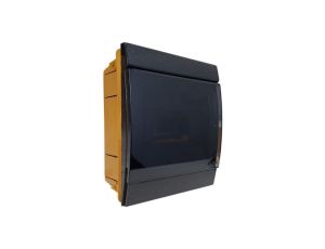 Rozdzielnica podtynkowa 6 modułowa IP40 czarna 970.06.N M-L 0902