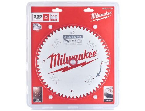 MILWAUKEE PIŁA TARCZOWA 235x30x2,4x60z ALUMINUM