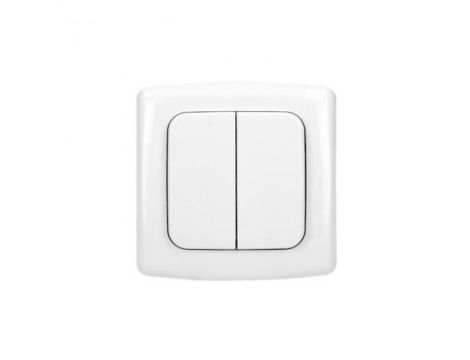 ORNO SMART HOME WŁĄCZNIK PODWÓJNY NATYNKOWY Z NADAJNIKIEM RADIOWYM