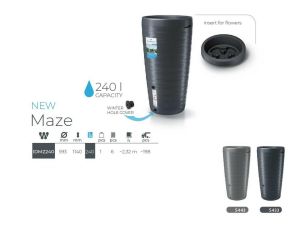 PROSPERPLAST POJEMNIK NA DESZCZÓWKĘ 240L ANTRACYT MAZE