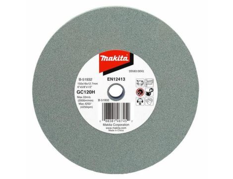 MAKITA TARCZA ŚCIERNA 150X16X12,7 GC120H