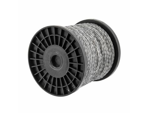 ŻYŁKA TNĄCA 2,7x100m  SKRĘCONA/KARBOWANA DUO-LINE  /SILVER - 4