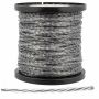 ŻYŁKA TNĄCA 2,7x100m  SKRĘCONA/KARBOWANA DUO-LINE  /SILVER - 4