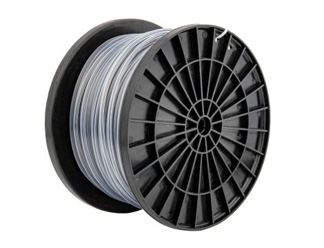 ŻYŁKA TNĄCA 2,4x100m  KWADRAT DUO-LINE  /SILVER - 4