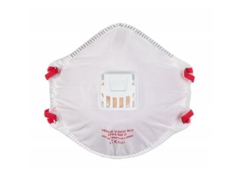 MILWAUKEE PÓŁMASKA FFP3 Z ZAWOREM /10 szt.
