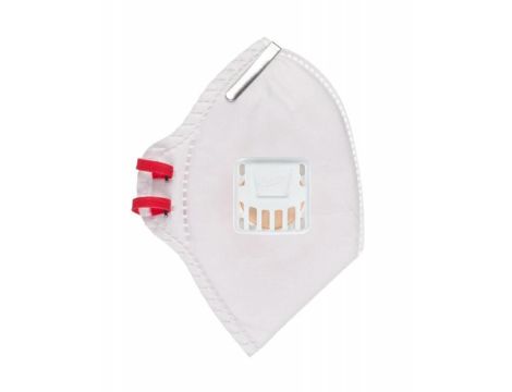 MILWAUKEE PÓŁMASKA FFP2 Z ZAWOREM SKŁADANA /15 szt. - 2