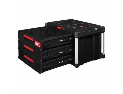 MILWAUKEE PACKOUT SKRZYNIA Z 3 SZUFLADAMI - 3