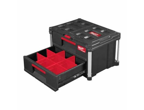 MILWAUKEE PACKOUT SKRZYNIA Z 2 SZUFLADAMI - 2
