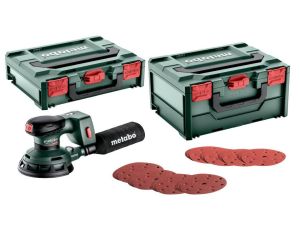 METABO SZLIFIERKA MIMOŚRODOWA SXA 18 LTX 125 BL CARCASS +AKCESORIA METABOX