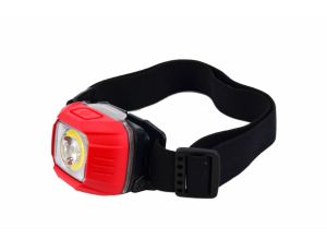 AWTOOLS BLACK LINE  LATARKA CZOŁOWA TINRAY COB + CREE LED 3xAAA - image 2