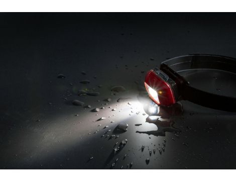 AWTOOLS BLACK LINE  LATARKA CZOŁOWA TINRAY COB + CREE LED 3xAAA - 3