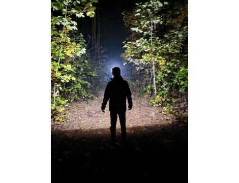 AWTOOLS BLACK LINE  LATARKA CZOŁOWA TINRAY COB + CREE LED 3xAAA - 5