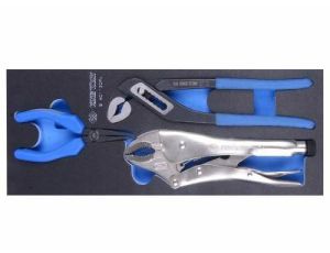 KING-TONY  ZESTAW SZCZYPIEC 6011-10R + 6516-1C + 6314-05, WKŁAD Z PIANKI EVA DO WÓZKA