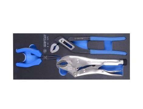 KING-TONY  ZESTAW SZCZYPIEC 6011-10R + 6516-1C + 6314-05, WKŁAD Z PIANKI EVA DO WÓZKA