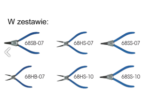KING-TONY ZESTAW SZCZYPIEC DO PIERŚCIENI SEGERA 6 SZT. WKŁAD Z PIANKI EVA DO WÓZKA - image 2