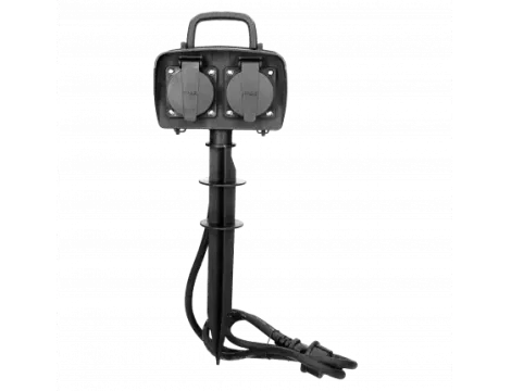 ORNO GNIAZDA OGRODOWE 2x2P+Z  1,5m  IP44 3G1,5mm2