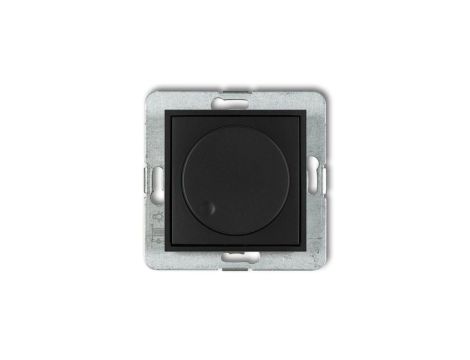 ICON Mechanizm elektronicznego regulatora oświetlenia przyciskowo-obrotowego czarny mat 12IRO-1