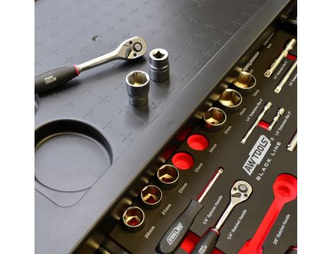 AWTOOLS WÓZEK WARSZTATOWY + 177SZT. NARZĘDZI - 4