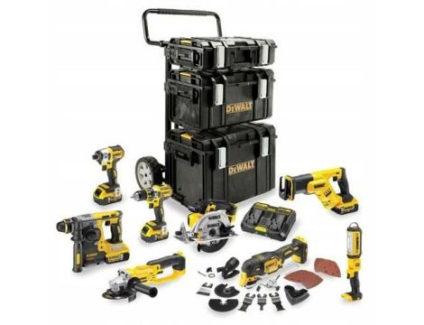 DEWALT.ZESTAW COMBO 18V DCK856P4 8-ELEMENTÓW 4x5,0Ah TOUGHSYSTEM