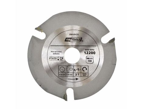 AWTOOLS PIŁA TARCZOWA WIDIOWA TCT 125mmx22x3z