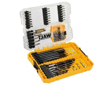 DEWALT ZESTAW WIERTEŁ DO DREWNA I BITÓW  57cz.