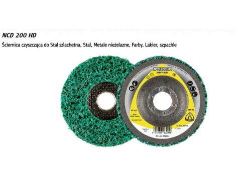 KLINGSPOR ŚCIERNICA CZYSZCZĄCA 125mm  NCD 200 HD