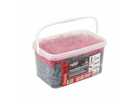 AWTOOLS SYSTEM POZIOMOWANIA PŁYTEK PROMO BOX 1,5mm - 7-15mm - KLIPS 700szt. + KLIN 200szt.