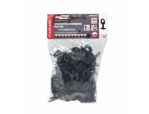 AWTOOLS SYSTEM POZIOMOWANIA PŁYTEK STANDARD 1,0mm - 7-5mm - KLIPS 100szt.