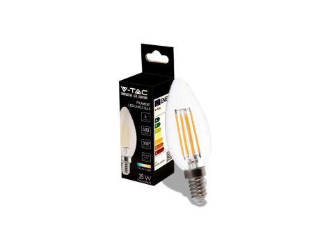 Żarówka LED Filament 4W E14 C35 6500K 400lm 300st. 214414