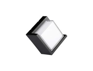 Lampa Elewacyjna LED 12W1160lm 4000K IP65 Okrągły Czarny 218540