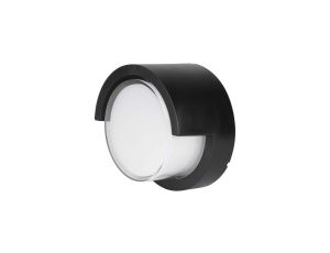 Lampa Elewacyjna LED 7W 610lm 4000K IP65 Okrągły Czarny 218609