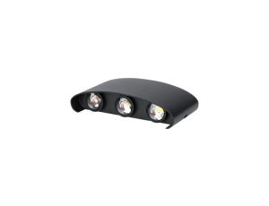 Lampa Elewacyjna LED 5W 630lm 3000K IP65 Czarny 218615