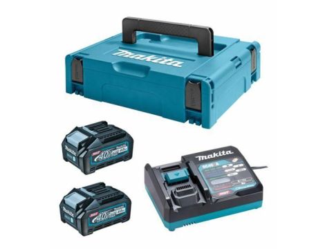 MAKITA ZESTAW ZASILAJĄCY 40V XGT (BL4040x2+DC40RA) MAKPAC