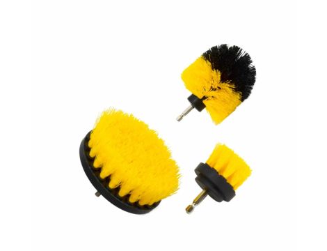 AWTOOLS SZCZOTKI DO CZYSZCZENIA NA WKRĘTARKĘ 3 SZTUKI