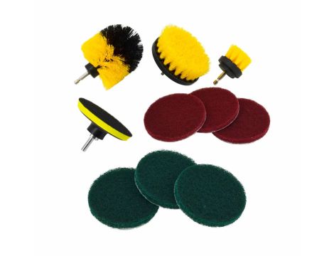 AWTOOLS SZCZOTKI DO CZYSZCZENIA NA WKRĘTARKĘ 10 SZTUK