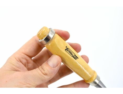 AWTOOLS ZESTAW DŁUT Z DREWNIANYMI UCHWYTAMI 4 SZTUKI 6/12/18/24 MM - 2