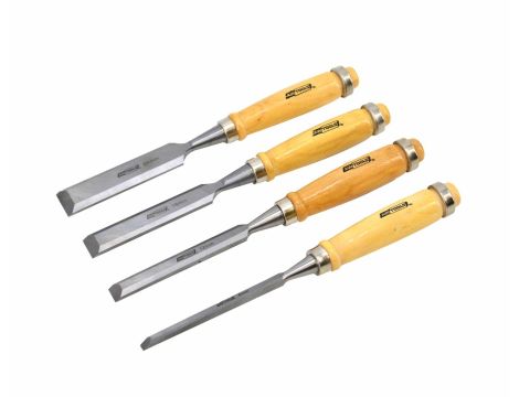 AWTOOLS ZESTAW DŁUT Z DREWNIANYMI UCHWYTAMI 4 SZTUKI 6/12/18/24 MM