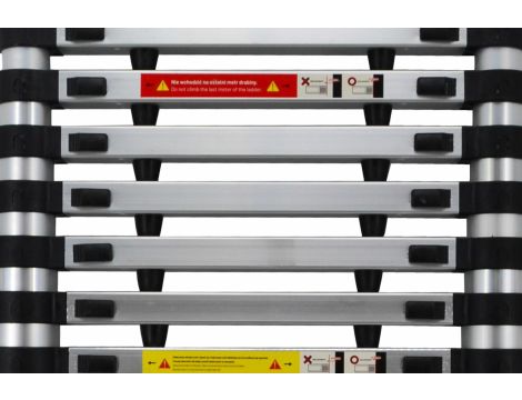 AWTOOLS DRABINA ALUMINIOWA TELESKOPOWA 3,8m 13 STOPNI - 8