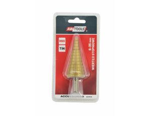 AWTOOLS WIERTŁO STOPNIOWE HSS-TIN / 6-35mm