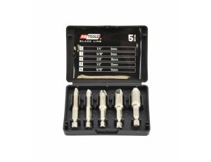 AWTOOLS ZESTAW WYKRĘTAKÓW DO URWANYCH ŚRUB / NAKRĘTEK 5 elem.   BLACK LINE