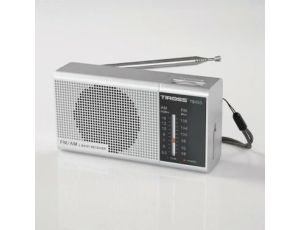 TIROSS RADIO MINI PRZENOŚNE NA BATERIE SZARE