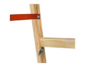 AWTOOLS DRABINA DREWNIANA  2x 4 STOPNI 150KG