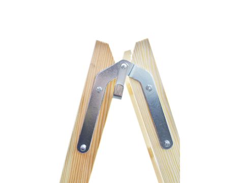 AWTOOLS DRABINA DREWNIANA  2x 8 STOPNI 150KG - 2