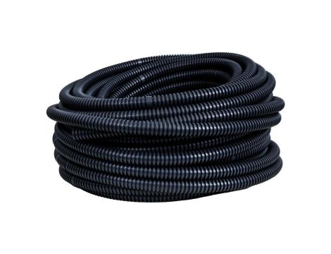 Rura karbowana 320N czarna 20,2/16mm 17016C /30m/