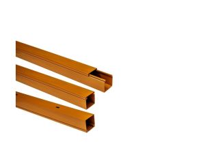 Kanał kablowy 40x40 ciemny brąz K.4040CBR /2m/