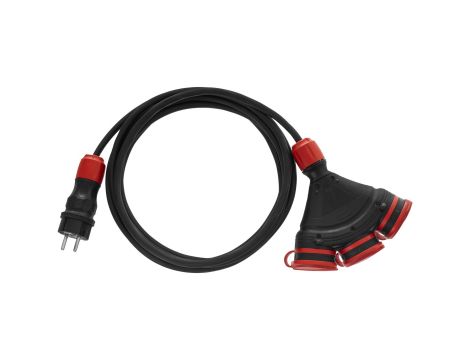 AWTOOLS PRZEDŁUŻACZ EXTREME 10m 3x1,5mm 3 GNIAZDA IP54 16A/4000W - 2