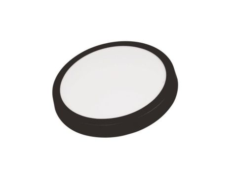 DOWNLIGHT natynkowy OKRĄG 209x27 18W 4000K 1400lm Czarny